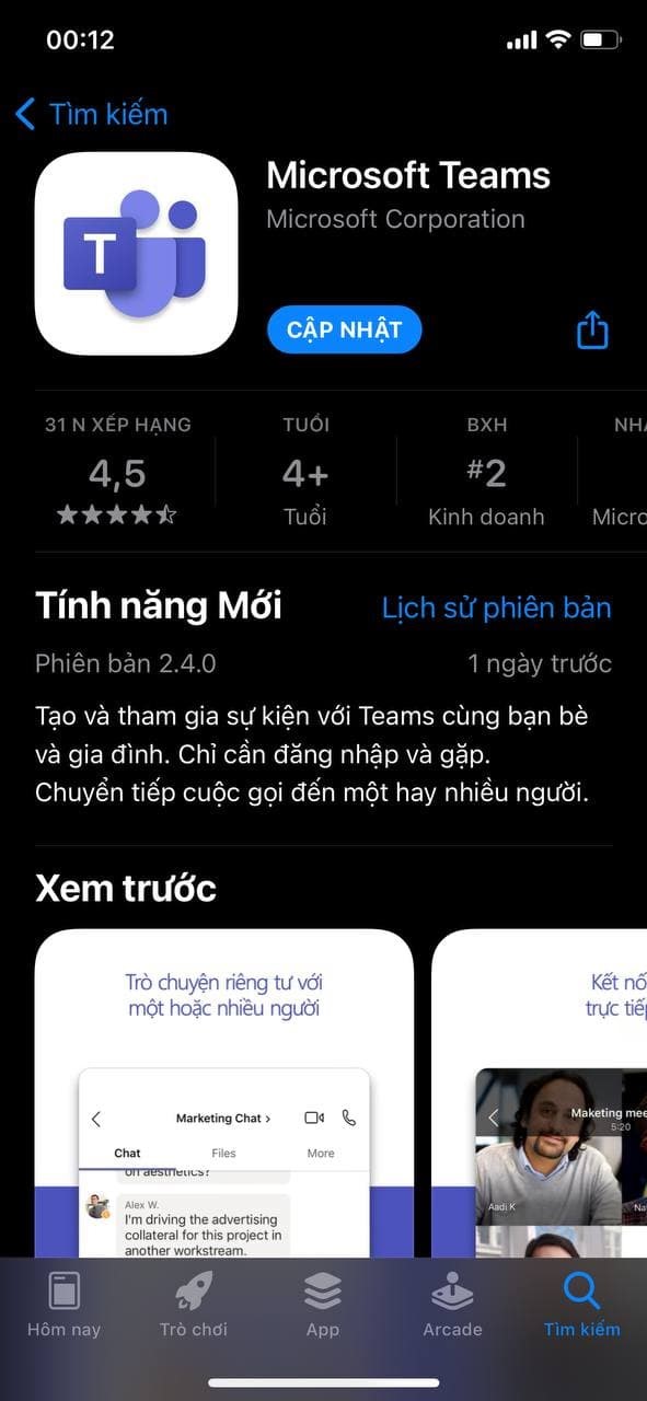 Phần mềm tr&ecirc;n App Store