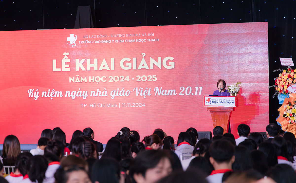 Lễ khai giảng Trường Cao đẳng Y khoa Phạm Ngọc Thạch