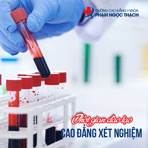 Thời gian đ&agrave;o tạo cao đẳng x&eacute;t nghiệm y học 2019