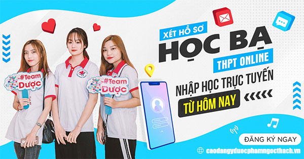 Hồ sơ xét tuyển Cao đẳng Dược
