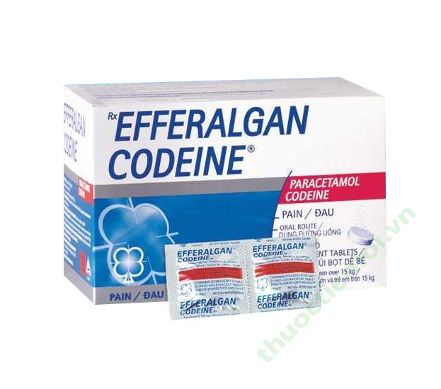 Những nguy hại khi lạm dụng thuốc giảm đau Efferalgan codein 