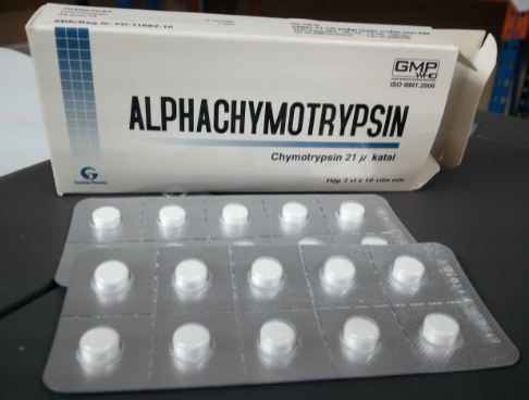 Tác dụng của Thuốc Alphachymotrypsin 
