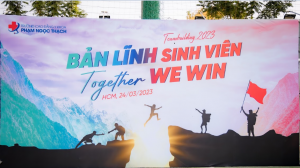 CĐ Y Khoa Phạm Ngọc Thạch sôi động tổ chức Team Building "Bản lĩnh sinh viên 2023 - Together we win"