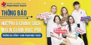 Thông báo chính sách miễn giảm học phí trường cao đẳng y khoa phạm ngọc thạch