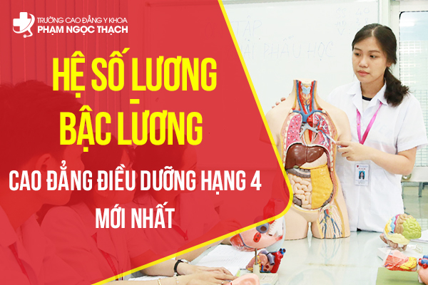Cách tính lương Cao đẳng Điều dưỡng hạng IV mới nhất