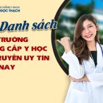 Danh sách các trường đào tạo Trung cấp Y học cổ truyền uy tín hiện nay